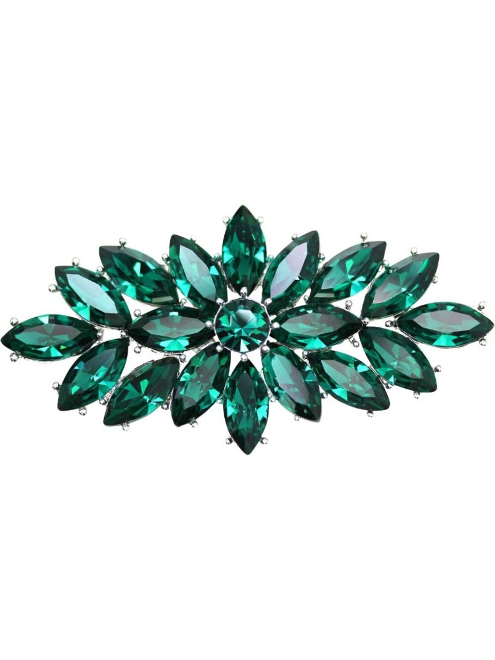Vintage Big Marquise Pin Brooch | Statement Jewelry, Elegant Accessory